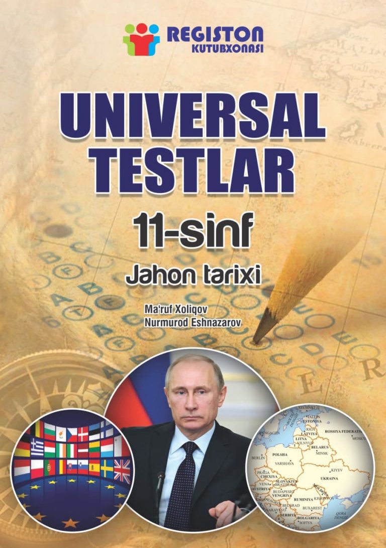 11 sinf jahon tarixi test javoblari bilan